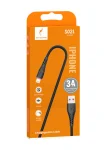 Кабель SkyDolphin S02L USB - Lightning 1м, Black (USB-000587)